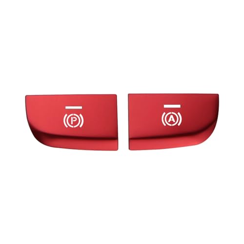 Interieurleisten Für Für A3 Für 8V 2013-2020 Auto Styling Handbremse Shift Panel Taste Abdeckung Trim Innen Innenausstattung(2pcs red Sticker)