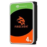 Seagate FireCuda 4TB interne Festplatte HDD, 3.5 Zoll, 7200 U/Min, CMR, 256 MB Cache, SATA 6GB/s, silber, inkl. 3 Jahre Rescue Service, FFP, Modellnr.: ST4000DXA05