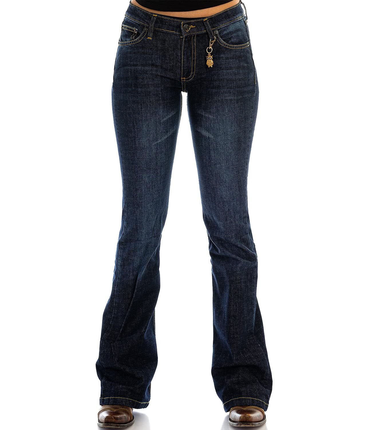 Bootcut Jeans Dunkelblau Cheyenne