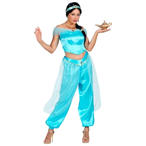 W WIDMANN MILANO Party Fashion - Kostüm Arabische Prinzessin, Top, Hose, Kopfband, Karneval, Mottoparty