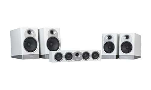 JAMO S7-17HCS Home Cinema System (S17B x2 + S15B x2 + S43C x1) GC Heimkino-System mit 2 Regallautsprechern S7-15B und 2 S7-17B und einem Zentralkanal S43C grau