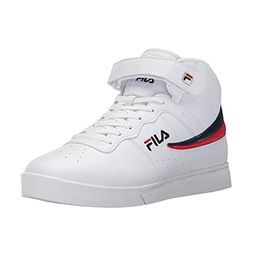 Fila Herren Vulc 13 Mid Plus 2 Walking-Schuh, Weiß Navy Red-150, 43.5 EU