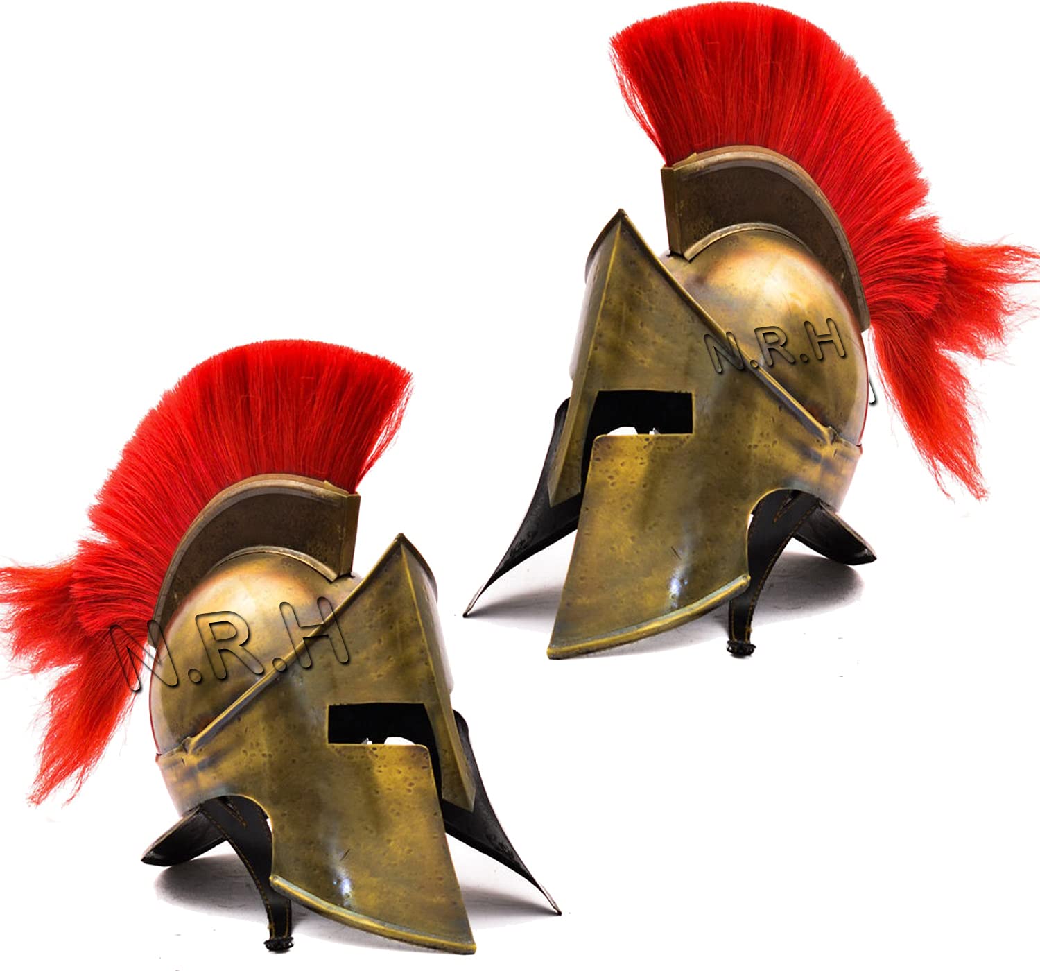 Antiker 300 Film Spartan König Leonidas Mittelalter Römer Helm Halloween Leder Innenkostüme