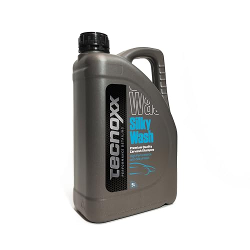 Tecnoxx – Silky Wash Shampoo konzentriert Ultra Aktiv für die Reinigung von Fahrzeugen,Motorädern und Fahrrädern. 5-Liter-Behälter