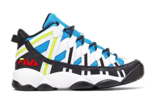 Fila Stackhouse Spaghetti Men's Basketball 9 D(M) US White-Black-Electric Blue