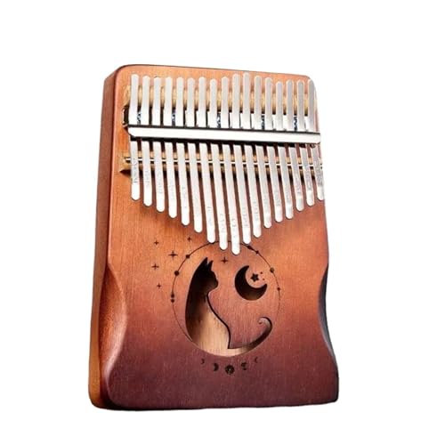 Kalimba 17 Tasten Kalimba Daumen Klavier Massivholz Furnier Tastatur Musical Instrument Kalimba Finger Klavier