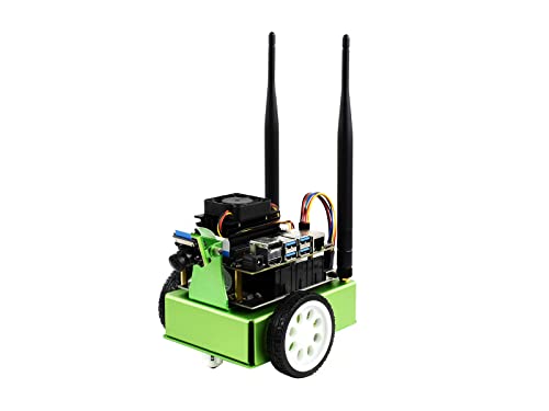 Waveshare NVIDIA JetBot AI Kit Accessories Add-ons for Jetson Nano Developer Kit Green Version to Build JetBot Smart Robot with Expansion Board Onboard TB6612FNG Dual H-Bridge Motor Driver