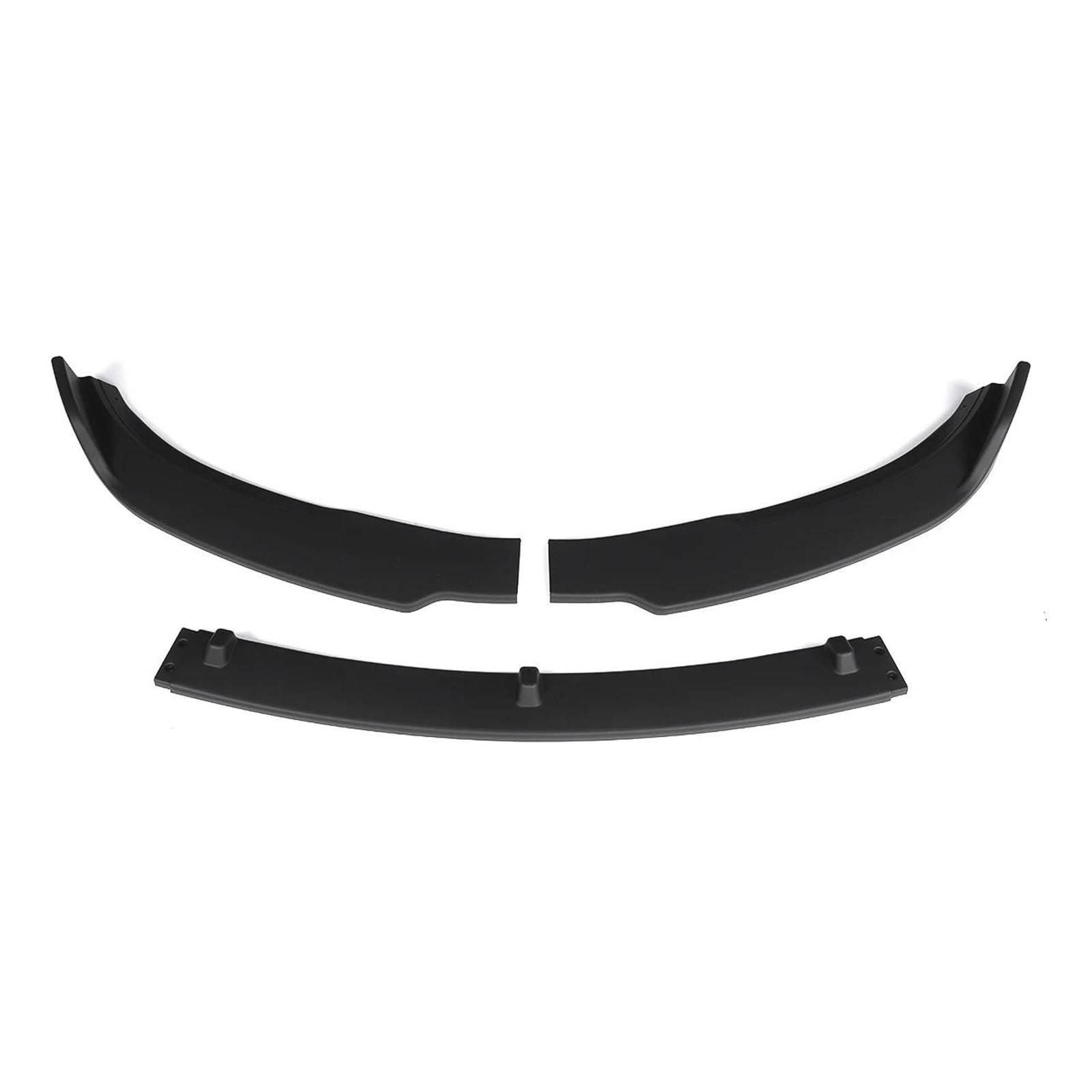 Splitter Für Tesla Für Modell 3 Limousine 2016-2021 Auto Front Lip Kinn Bumper Spoiler Splitter Körper Kit Schutz Abdeckung Deflektor Lippen Schutz Frontlippe(Matt-schwarz)