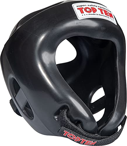 TopTen Competition Fight Helm, Schwarz, S 50-55 cm