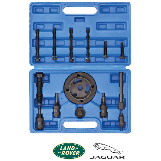 BRILLIANT TOOLS BT593200, Jaguar Motor-Einstellwerkzeug-Satz, mit Stabilem Blauen Transportkoffer, 13-Tlg