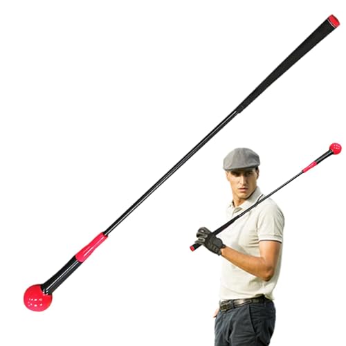 Golfschwungtrainer, Golfschwung-Trainingshilfe, - und Flexibilitätstrainingshilfen, Golf-Griff- und Aufwärmstab, Hilfsmittel und Korrektur zur Verbesserung von Geschicklichkeit, Kraft und Schwungwegko