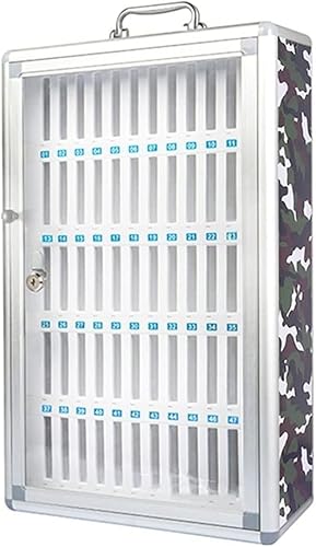 BEROZA Schlüsselschränke / Aluminium-Legierung, Handy-Aufbewahrungsschrank, Schlüsselaufbewahrung, Spind, Box, Wandmontage, Kombinationsschrank mit Verriegelung für drinnen und draußen