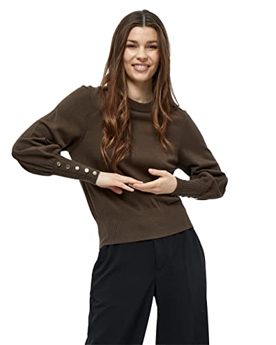 Peppercorn Damen Tana O-neck Pullover Braun XXL