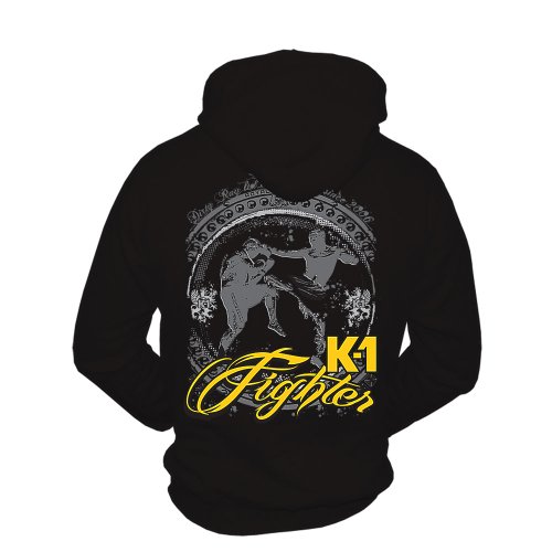 Dirty Ray Kampfsport MMA K1 Fighter Herren Kapuzenpullover B73 (XXL)