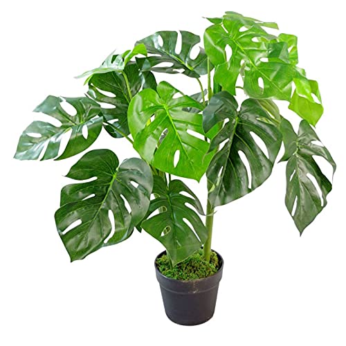 Leaf Realistische künstliche Monstera-Käsepflanze