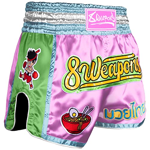 8 Weapons Muay Thai Shorts, Yummy, pink (XXL)