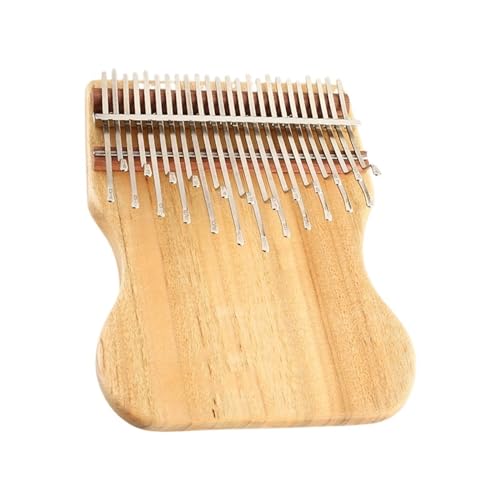 Kalimba Daumenklavier Brettartiges Kampferholz-Holzscheit Farbe 24-Ton-Daumenklavier Kalimba tragbares Musikinstrument für Anfänger