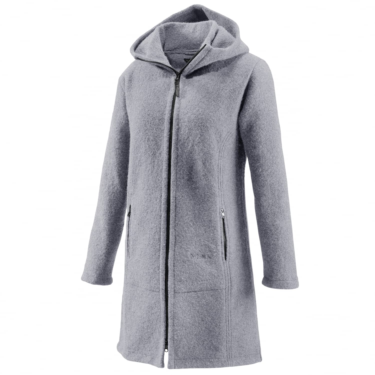 Mufflon Damen Wollmantel Mu-Rika Fog hellgrau - XL