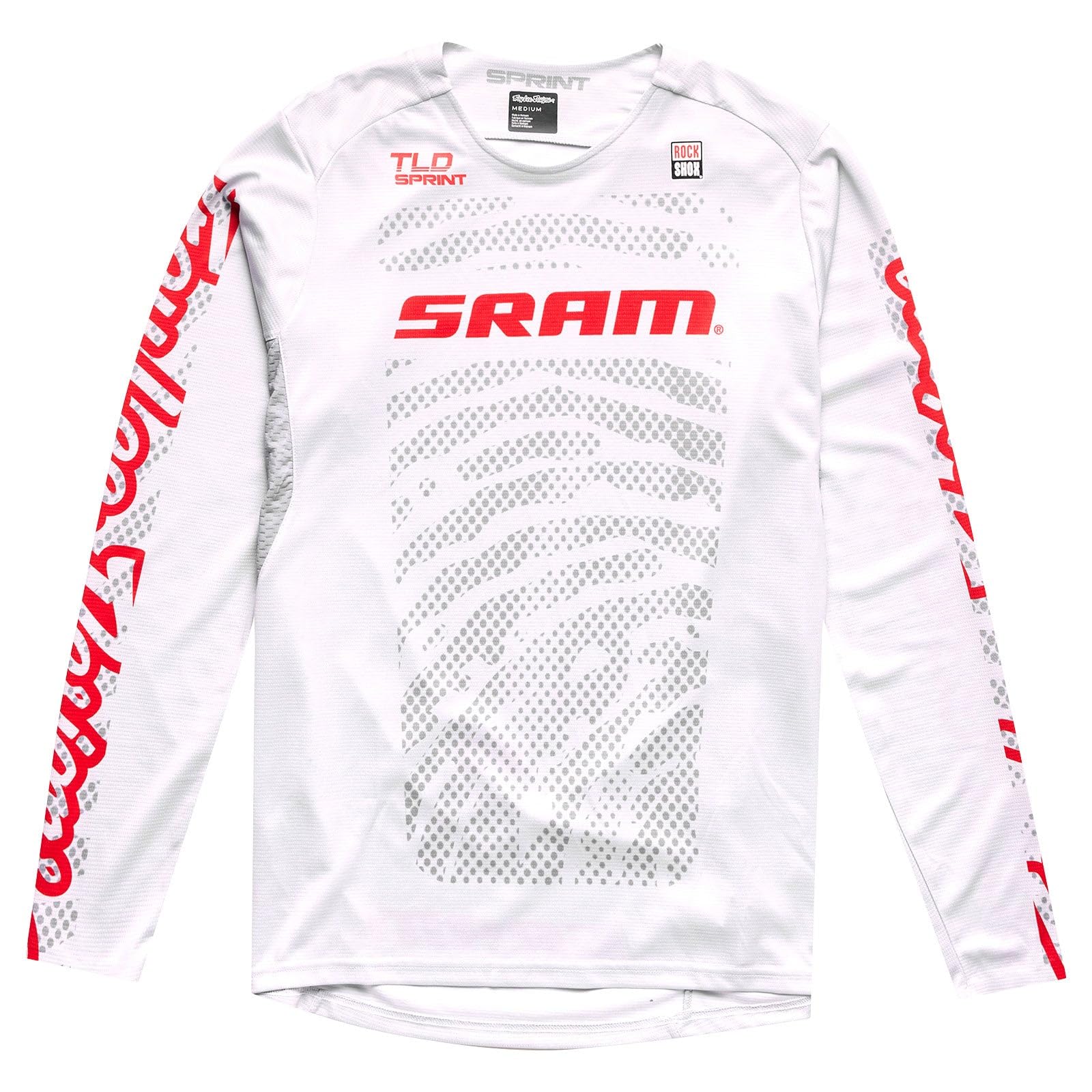 Troy Lee Designs MTB-Jersey Langarm Sprint Grau Gr. M