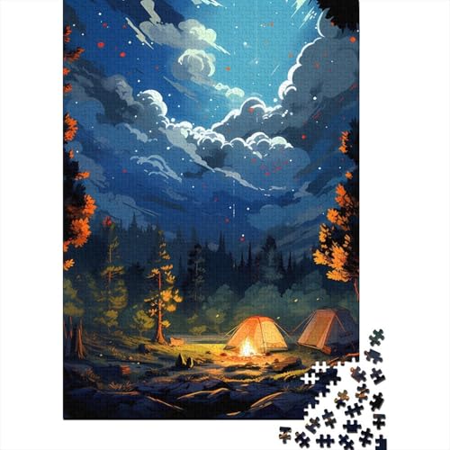 1000 Teile für Erwachsene, schwierige Puzzles „Unter dem samtigen Nachthimmel“, Puzzles für Erwachsene und Teenager für anspruchsvolle Puzzlespiele und Familienspiele (Größe 75x50cm)