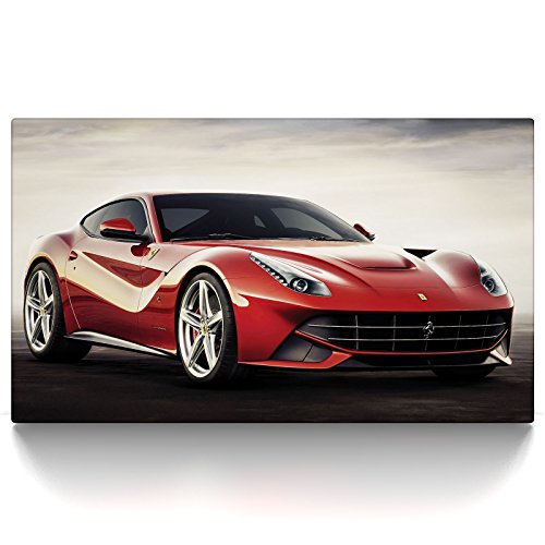 CanvasArts Ferrari F12 Berlinetta - Leinwand Bild auf Keilrahmen (80 x 50 cm, Leinwand auf Keilrahmen)