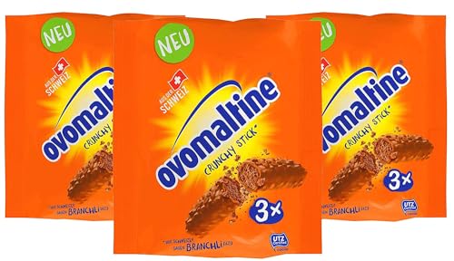 Ovomaltine 3er Pack Crunchy Stick, 3x66g