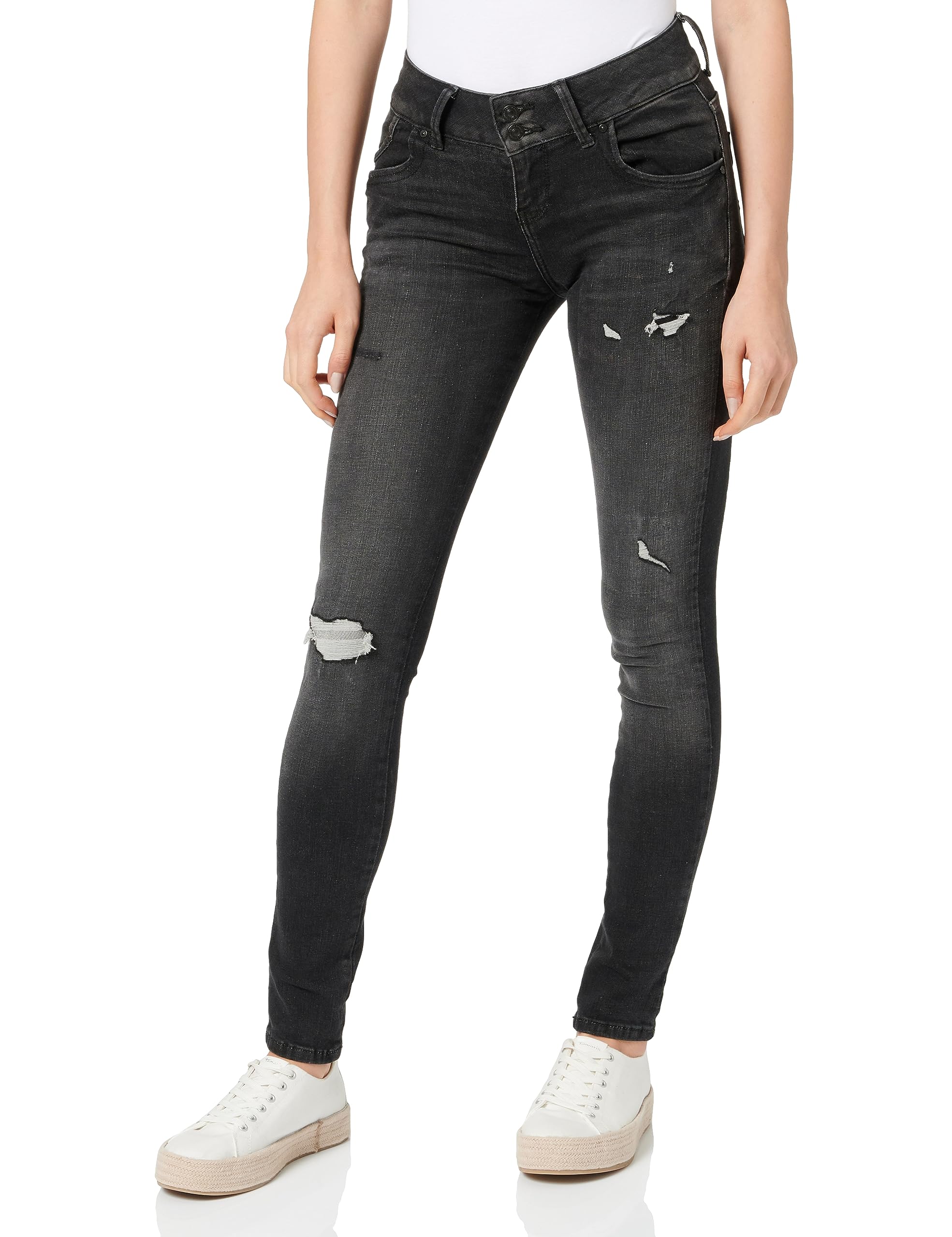 LTB Jeans Damen Molly M Jeans, Zalie Wash 54589, 30W / 32L