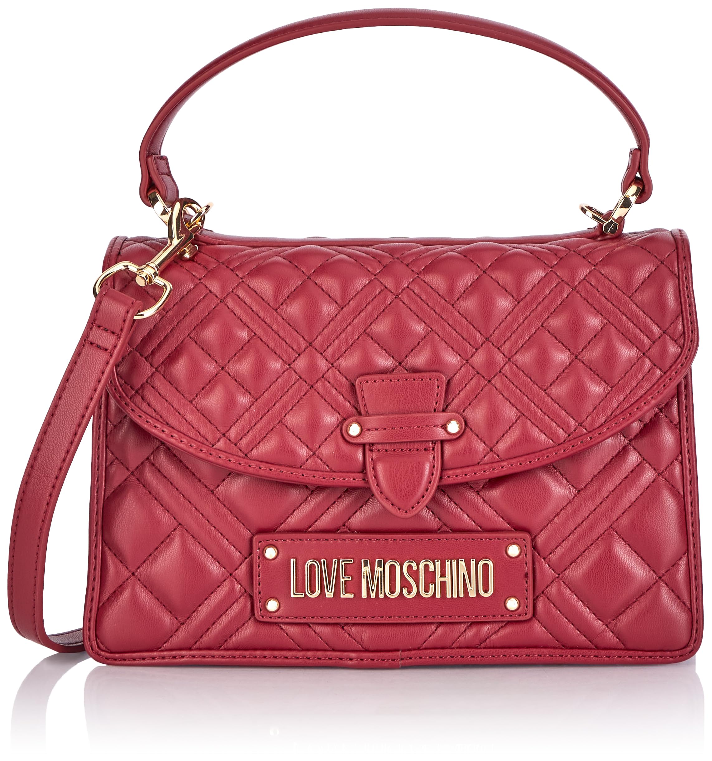 Love Moschino Damen Jc4149pp1lla0552 Handtasche, Bordeaux