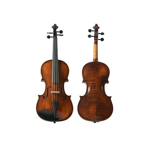 Geige Rein handgefertigte Violine aus Massivholz für Anfänger für Spielen professioneller Violine für Erwachsene (Color : 1/8)