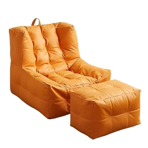 KLLJHB Kleines Sofa für Schlafzimmer, zum Sitzen und Liegen, einzelner Tatami-Sitzsack (D wie abgebildet)