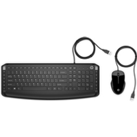 HP Pavilion 200 - Tastatur-und-Maus-Set - USB - Deutsch - Schwarz - für OMEN 30L by HP, OMEN by HP 15, HP 14, ENVY 17, ENVY x360, Pavilion 15, Pavilion Gaming 16