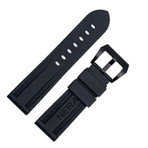 NEYENS Uhrenarmband aus Fluorkautschuk, 22 mm, 24 mm, für Panerai-Uhrenarmband, 22 mm, Achat