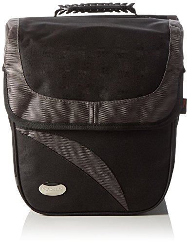 Haberland Fahrradtasche Doppeltasche, Schwarz-Silber, 27 x 31 x 11 cm, 18 Liter, DT3418 16