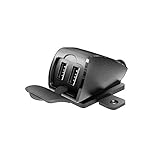 Lampa 38827 USB-Fix Trek 2 Dual-USB-Ladegerät, wasserdicht, Befestigung mit Schrauben oder doppelseitigem Klebeband - Ultra Fast Charge - 5400 mA - 12/24 V