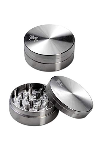 Black leaf Edelstahl-Grinder (Black Leaf Edelstahl-Grinder 2-teilig Ø 49mm)