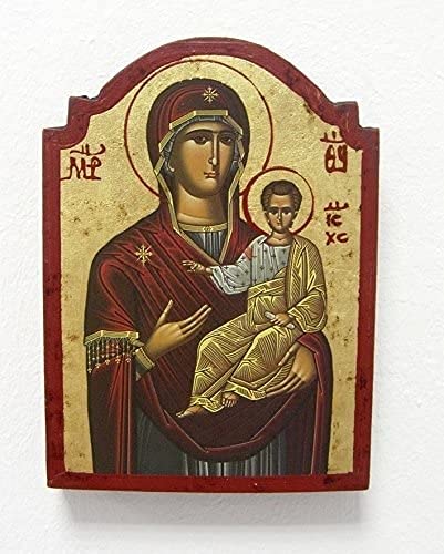 Griechische Ikone ca.14x10cm Madonna