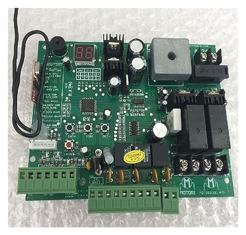 Elektrisches Toröffnungsset, 2 Fernbedienungen, Schwenktoröffnermotor, Steuerplatine, 24-V-Gleichstrommotor-Steuerplatine(Only control board)