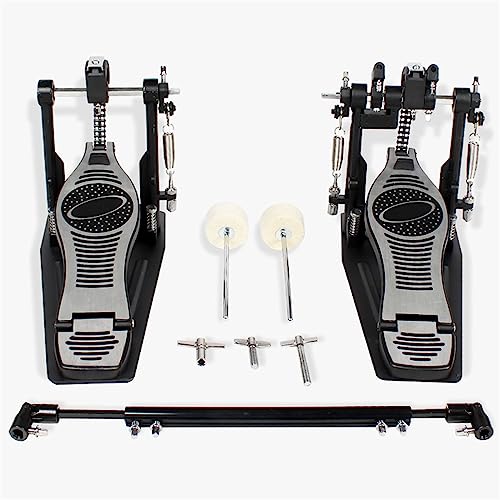 Trommel-Doppelstufenhammer, Doppelketten-Stufenhammer, Verdickte Legierung, Elektronische Trommel, Doppelstufe Bass drum-Pedal für Anfänger