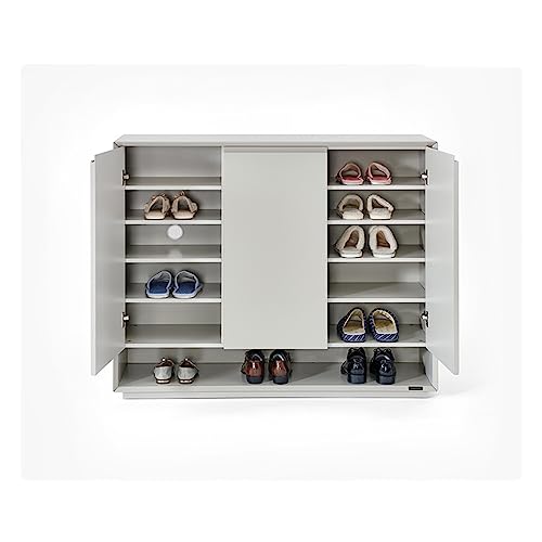 Schuhregal, Schuhregal für den Eingangsbereich, Schuhschrank für das Wohnzimmer, Aufbewahrungsschuhregal für den Flur zu Hause mit Schranktür, zwei Türen, drei Türen, leichter Luxus-Aufbewahrungsschr