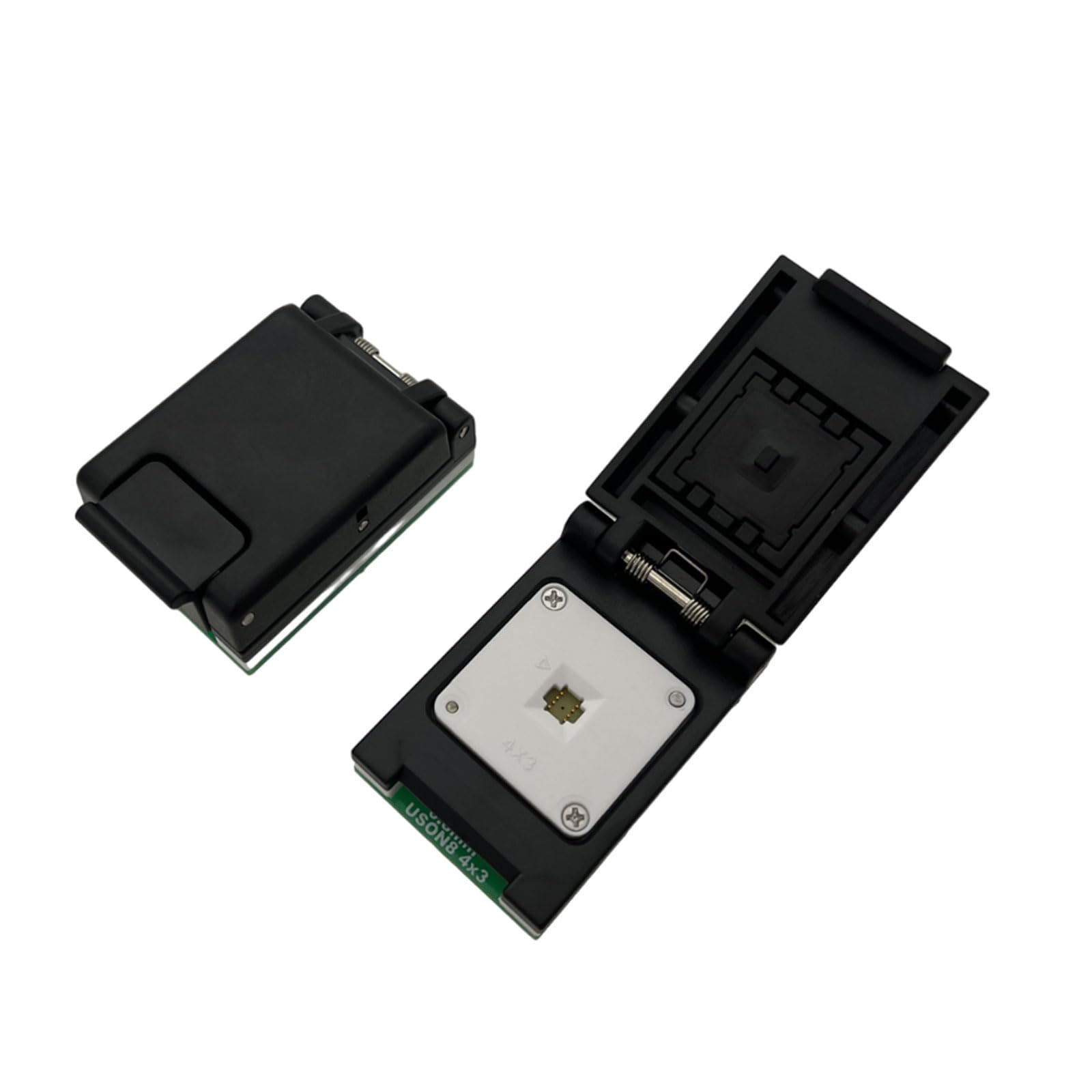 Qsvbeeqj Einfach zu bedienender WSON8/QFN8/DFN8/USON8 auf DIP8 Adapter-Chip-Programmierbuchse, Hochfrequenz-IC-Buchse, 4 x 4 mm, 4 x 3 mm, 3 x 2 mm