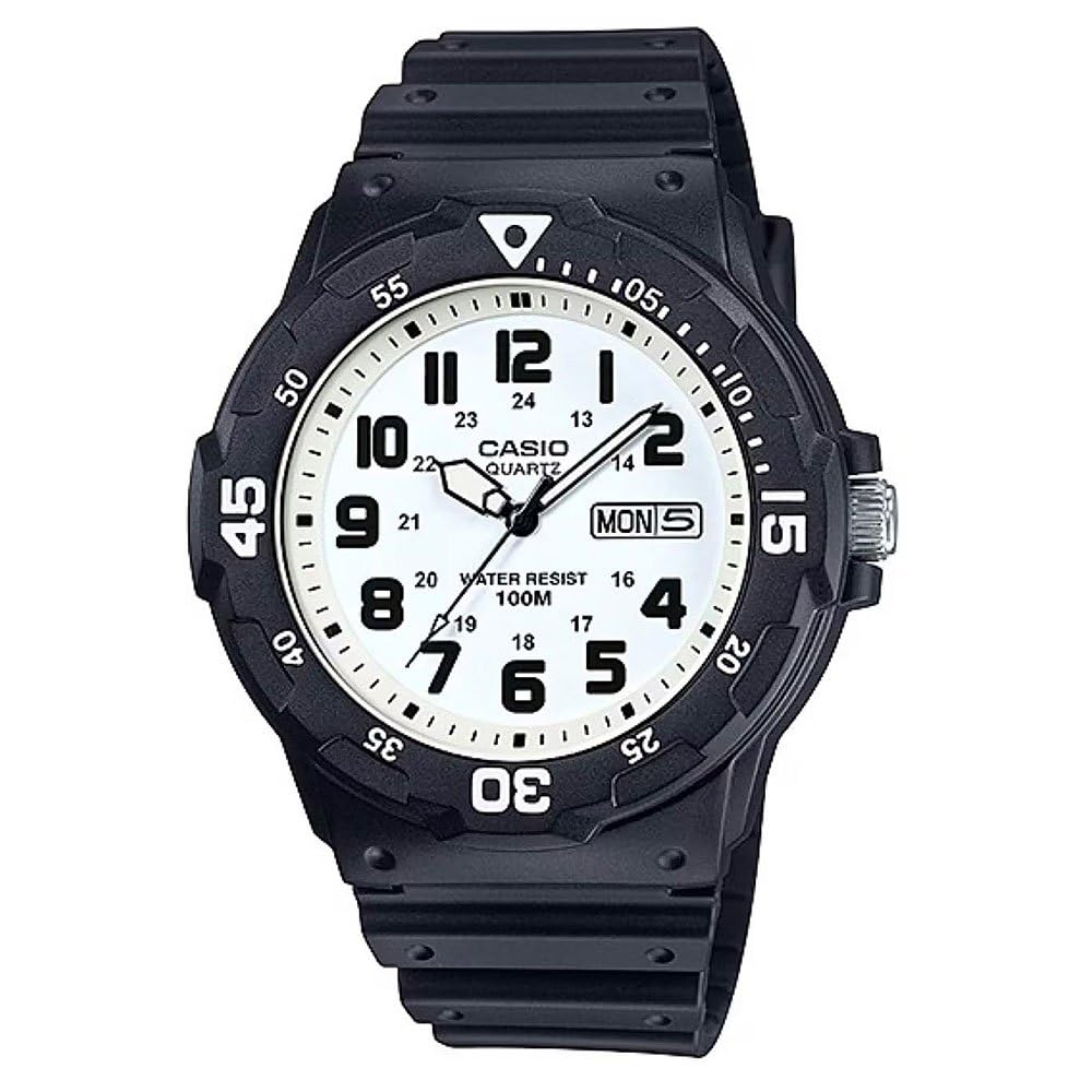 Casio Herren Analog Quarz Uhr mit Resin Armband MRW-200H-7