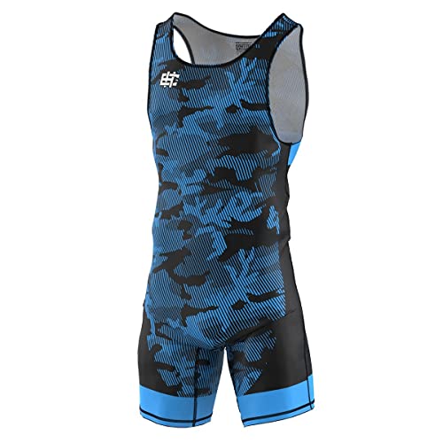 Extreme Hobby Kinder Wrestling Trikot HAVOC, Leotard Singlet Vest Kids Bodysuit Atmungsaktiver Material, Ringer Trikot