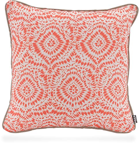 H.O.C.K. Badu Batik Steel Outdoor Kissen mit Keder 50x50cm col. 20 orange