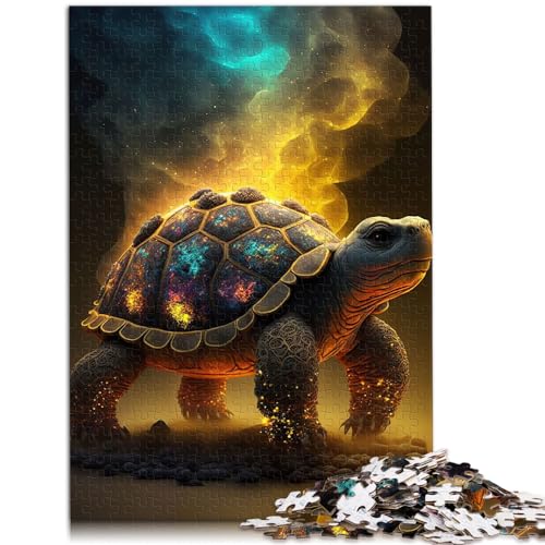 Puzzle für Turtle Fire, 1000-teiliges Puzzle, Lernspiele, Holzpuzzle, Familienspiel, Stressabbau, schwieriges Herausforderungspuzzle, 1000 Teile (50 x 75 cm)