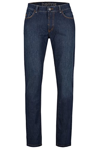 Hattric Herren 688185 Straight Jeans, Blau (Blue Denim 42), W34/L34