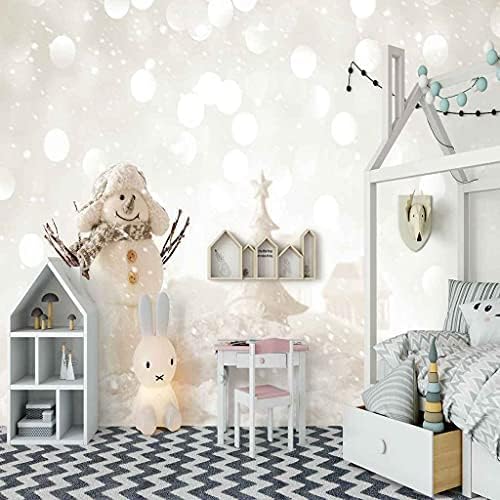 Weihnachts-Schneemann 3D Tapeten Wanddekoration Fototapete Sofas Wohnzimmer Wandbild Schlafzimmer-400cm×280cm