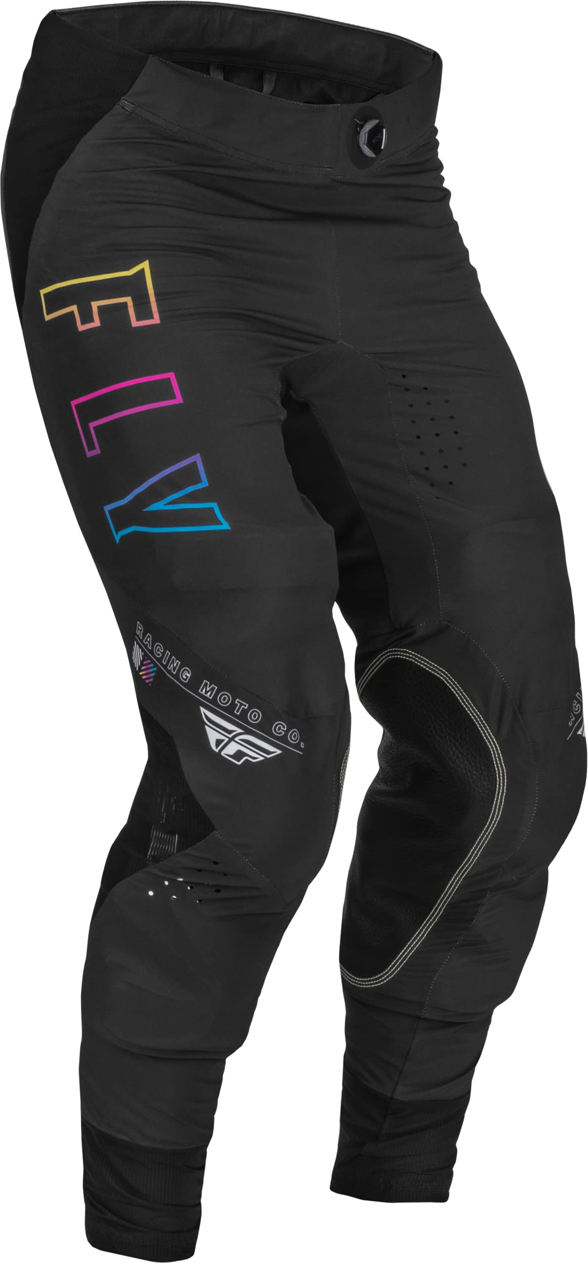 Fly Racing Unisex Pantalon Lite Motorradhose, Motiv Sonnenuntergang, schwarz, M