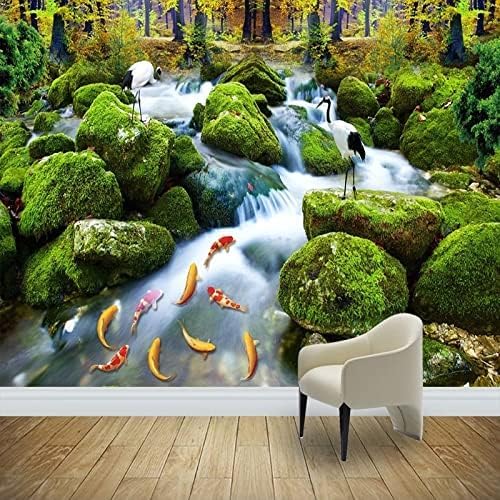 XLMING Wasserfall-Landschaftsmalerei 3D Tapete Home Dekoration Wohnzimmer Sofa Schlafzimmer Tv Hintergrund Wand-200cm×140cm