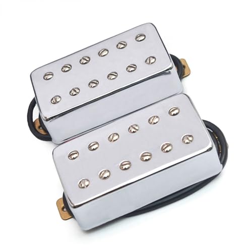 Doppelspulen-12-Loch-Humbucker-Tonabnehmer Für E-Gitarre e gitarren tonabnehmer (Color : Neck and Bridge)