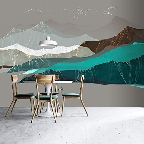 XLMING Light Luxury Abstrakte Tinte Landschaft 3D Tapete Home Dekoration Wohnzimmer Sofa Schlafzimmer Tv Hintergrund Wand-430cm×300cm